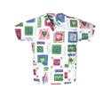 Cherokee Workwear Lucky Hearts V-Neck
